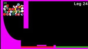 50 Countries Marble Race League Season 28 Day 3/10 Marble Race in Algodoo