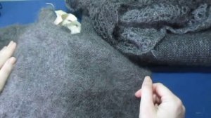 Настоящий пуховый платок или нет, как определить?/Платок линяет что делать?