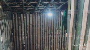Man Has Two Wives Repairs Dams, Make Palm Mats, Build Farm life in the green forest - Ep.16