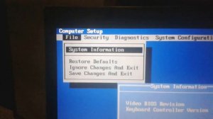 ERROR ... 163-time & date not set notebook HP Compaq nc6400