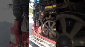 "Скания" снятие радиатора без труда