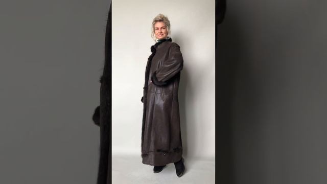 Дубленка женская тм GAZZO Турция новая за 14500 ₽, ворот стойка отд.норка дл.125 см р.52-54 /11843/ смотреть онлайн