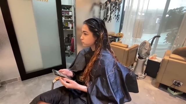 Новые волосы ХёнБи/현비의 새로운 머리 스타일(오다헤어)/Красимся в салоне ODA HAIR/KOREA VLOG