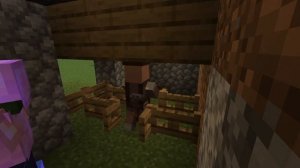 Получение скидки у деревенского жителя в Minecraft Java Edition 1.16.4