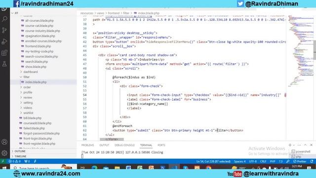 Filter in Laravel | Filtering Records in Laravel | WhereIn function Use in Laravel in Hindi