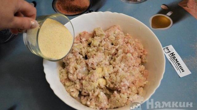 Котлеты из свинины и курицы для бургеров в духовке