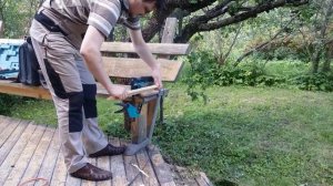 Делаем крышку для запарника веников из подручных материалов.