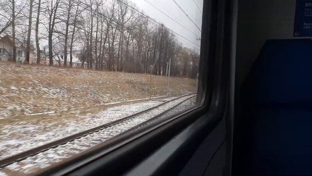Поездка в салоне Пригородного Электропоезда ЭТ2М 118