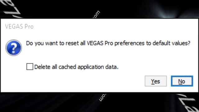 ? Vegas как сбросить настройки кэш до заводских смотреть онлайн
