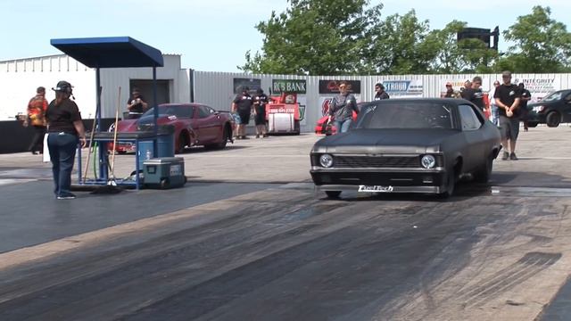 MURDER NOVA Throwsdown in TULSA - Clocks On! - 2020 Midwest Pro Mod Series Season Opener смотреть онлайн