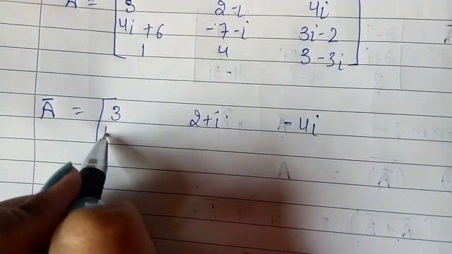 Transposed conjugate of a matrix смотреть онлайн