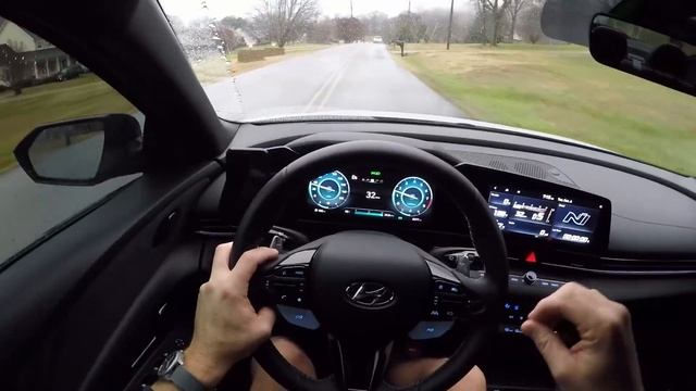 2022 Hyundai Elantra N POV смотреть онлайн