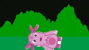 Лунтик упал на землю