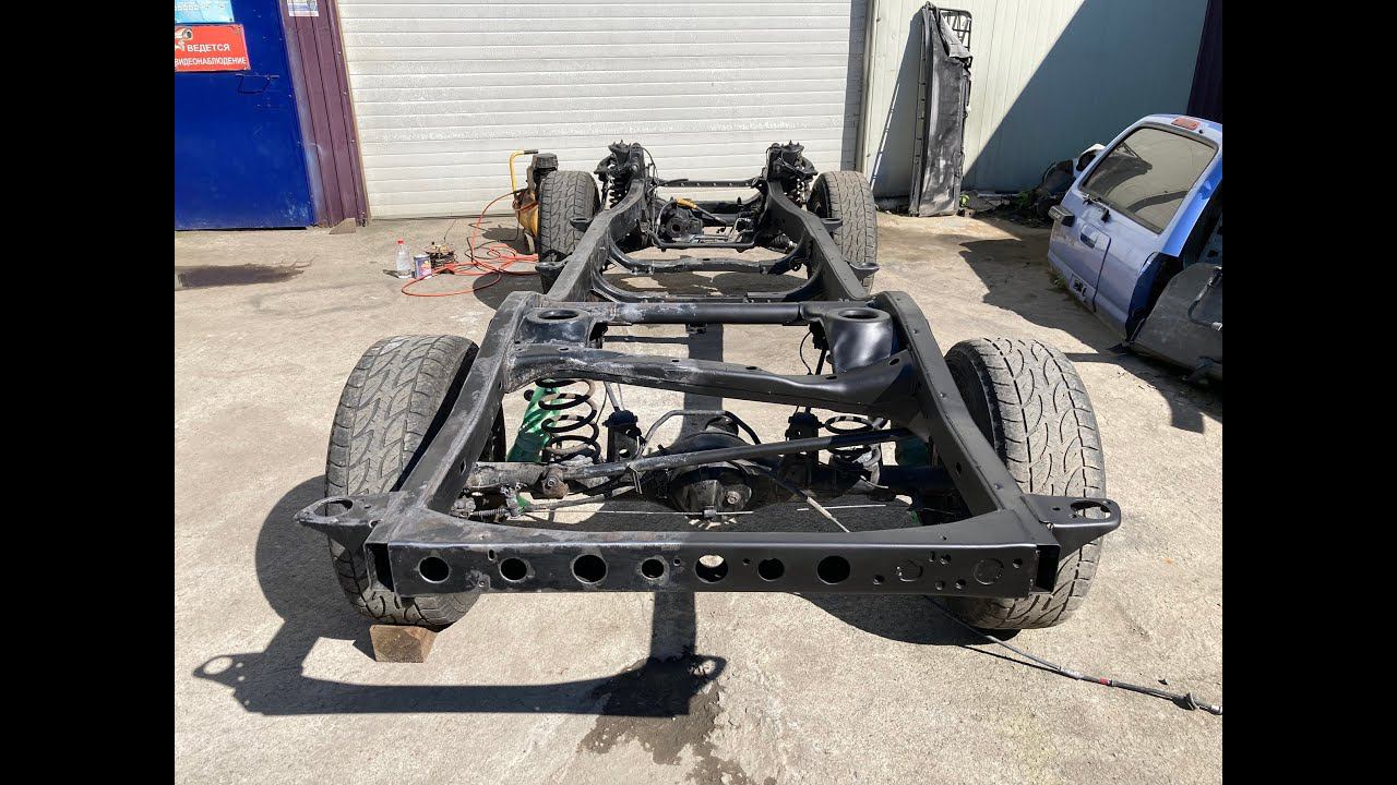 Покраска рамы TLC Prado 95. Закрываю разборку... смотреть онлайн