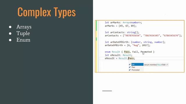 DataTypes And For Of (Learn TypeScript - 4)