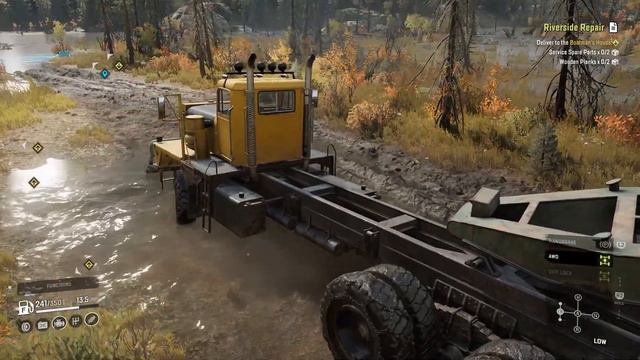 SnowRunner Part 21 - Black River Michigan - Riverside Repair - White Western Star 4964