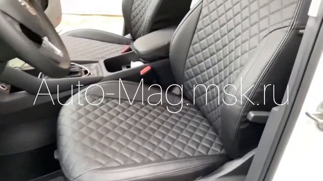 Чехлы на Шкоду Карок "Актив" из экокожи с ромбом | Фабрика Автопилот | Установка с выездом мастера смотреть онлайн