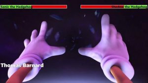 битва sonic и shadow sonic prime 4*4