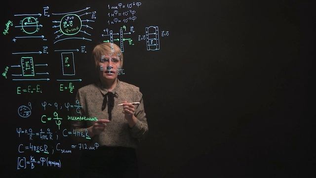 Физика 10 класс. Электроёмкость. Конденсатор. Занятие 46