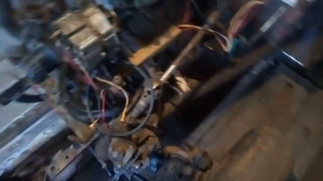 1. разобрал самодельный минитрактор  переделка капота .