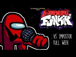 Фраде найт фанкин против красного импостера v1 и феолетового члена экипажа