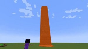 how to make tower in minecraft use water and lava