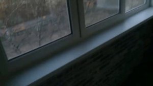 Отделка балкона в нутри клинкерной плиткой.