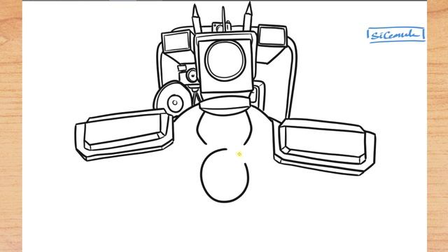 How to Draw Titan Cameraman From Skibidi Toilet: Step-by-Step Tutorial смотреть онлайн