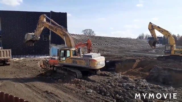 СТРОИТЕЛЬСТВО НОВОГО СТАДИОНА . КРИВОЙ РОГ. 10.03.2021.