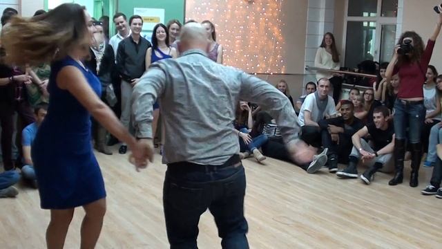 Бачата Баттл Александр и Настя презентация Москва 11.10.2014 смотреть онлайн