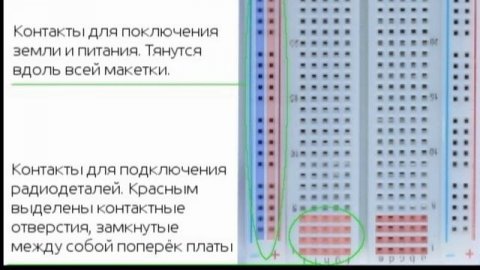 Радиоэлектроника для начинающих. Урок 0.1 Макетная плата