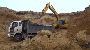 4 РЕЙСА ПЕСКА НА  FAW  С ДРУГОГО КАРЬЕРА