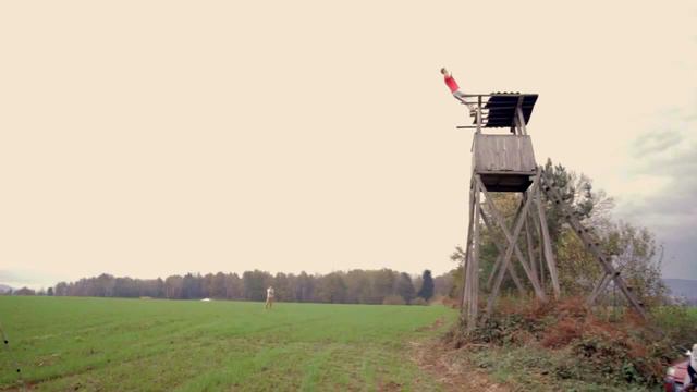 Dominik Sky - Insane Backflip From a Watchtower 7m (23 feet) (HD) смотреть онлайн