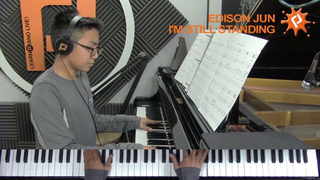 I'm Still Standing piano cover by Edison Jun смотреть онлайн