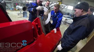 Калуга. Гибка витков шнека. Станок для гибки шнековой спирали. Auger flight forming machine..