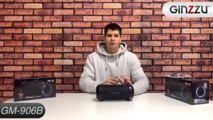 Обзор на портативную Bluetooth колонку от Ginzzu. Model: GM-906B.