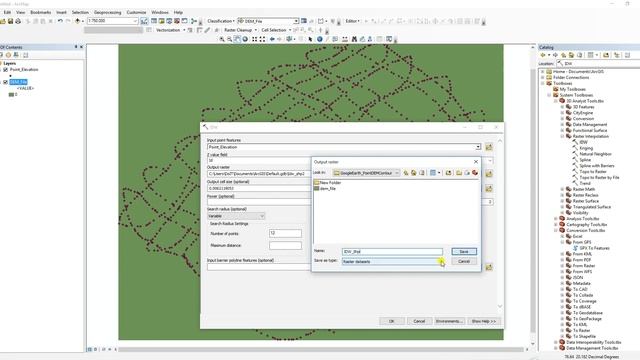 Creating Contour Maps using DEM Data in ArcMap