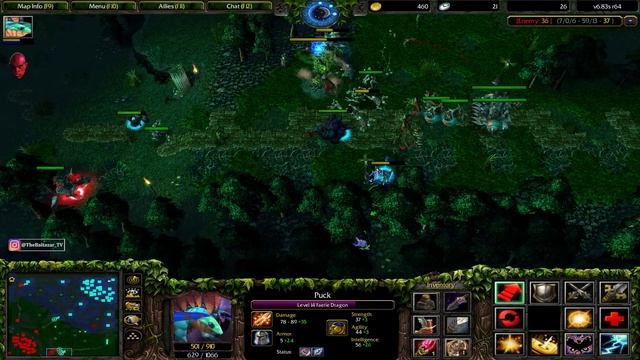 DOTA PUCK KILLING ALL! (TRY NOT TO DIE = 0 DEATHS) смотреть онлайн