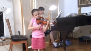 Jackie (Age 8) Concerto No. 1 in A Minor by Accolay