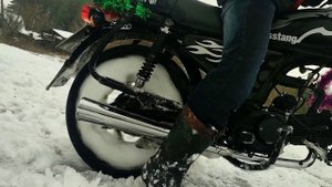 ❄️ ЗИМНИЙ ДРИФТ ПО СНЕГУ НА АЛЬФЕ! ДРИФТ ПО СНЕГУ НА АЛЬФЕ! ДРИФТ НА МОПЕДЕ АЛЬФА!
