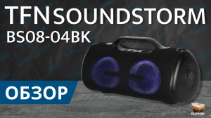 ОБЗОР TFN SOUNDSTORM BS08-04BK | ПОРТАТИВНАЯ КОЛОНКА С ХОРОШИМ БАСОМ