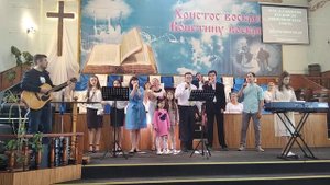Песня, "Когда Дух Господень наполняет меня", молодёжная группа, церковь Вифания, Харьков
