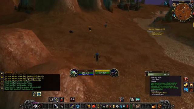 WoW classic Hardcore Hunter leveling. смотреть онлайн