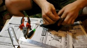 Изготовление подвеса якутского ножа