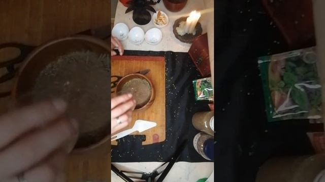 Свеча безфитильная очищающая (ведьмина свеча)