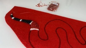 Змея GUCCI из бисера | декоративная змея