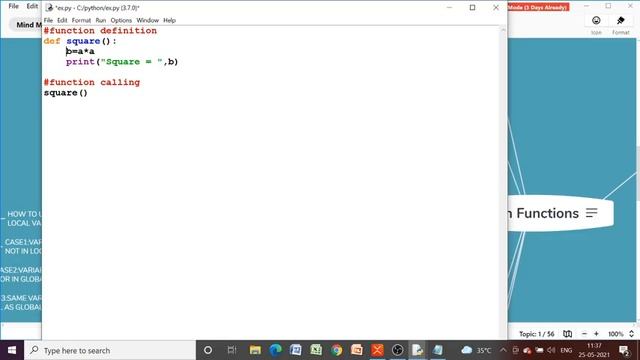 Mind Map for Working With Functions|CBSE Class 12 Computer Science with Python|Part 1