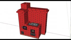 3. Печь для Дома Своими Руками Отопительно-Варочная с Духовкой.