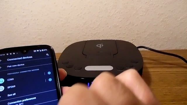 Onn Clock Radio with Wireless Charging, Bluetooth, FM Radio, and Speakers - Skywind007 смотреть онлайн