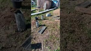 Каркасная баня 6*6? на буронабивных сваях часть 1?